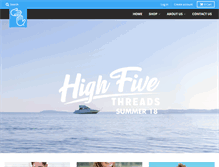 Tablet Screenshot of highfivethreads.com